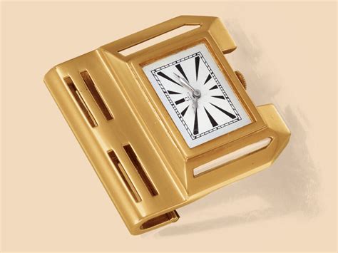 cartier money clip watch.